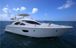 英国血统纯进口72英尺可坐1-37人豪华游艇（赠送深潜水+摩托艇+直升飞机体验）